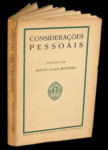 Considerações pessoais - Adolfo Casais Monteiro