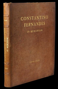 CONSTANTINO FERNANDES IN MEMORIAM 1878-1920 Livro Loja da In-Libris   