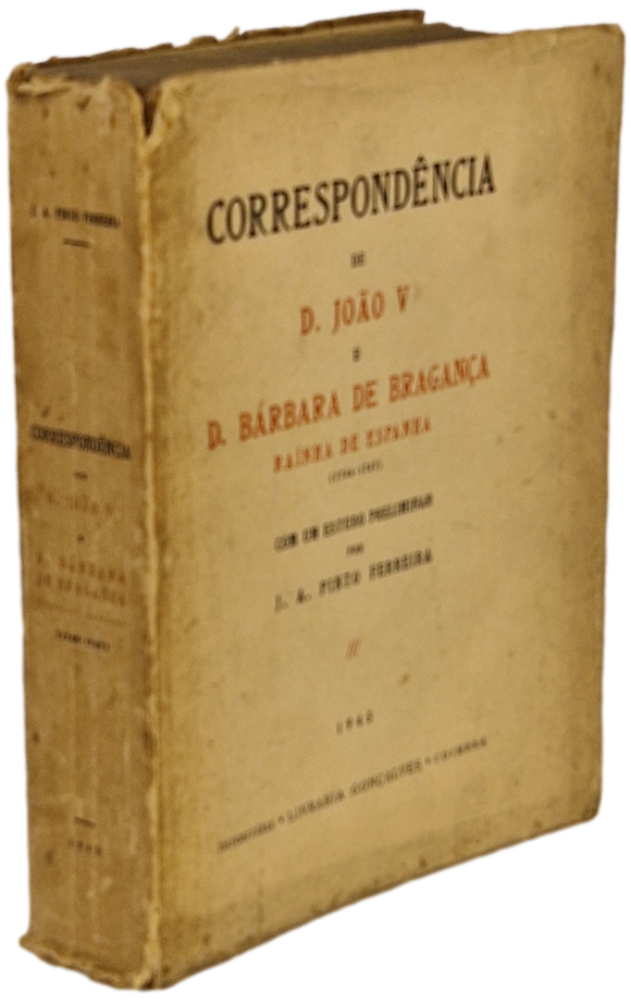 Correspondência de D. João V e D. Bárbara de Bragança Raínha de Espanha Livro Loja da In-Libris   