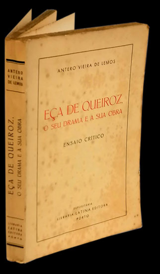 Eça de Queirós. O seu drama e a sua obra Livro Loja da In-Libris   