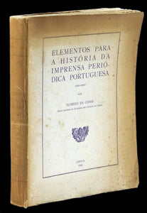 ELEMENTOS PARA A HISTÓRIA DA IMPRENSA PERIÓDICA PORTUGUESA Livro Loja da In-Libris   