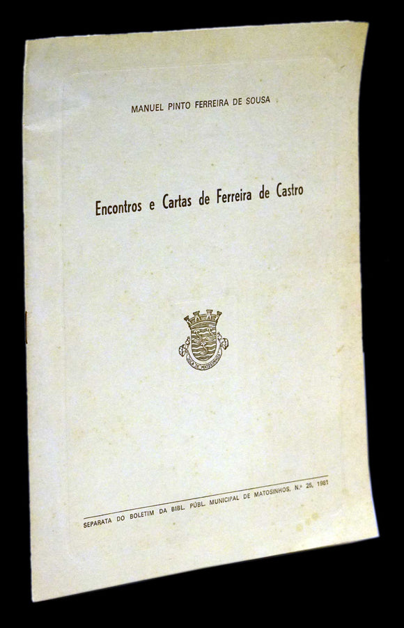 Encontros e cartas de Ferreira de Castro  Loja da In-Libris   