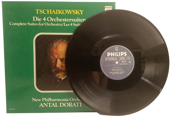 Tschaikowsky - New Philharmonia Orchestra, Antal Dorati - Die 4 Orchestersuiten Completes Suites for Orchestra / Les 4 Suites pour Orchestre