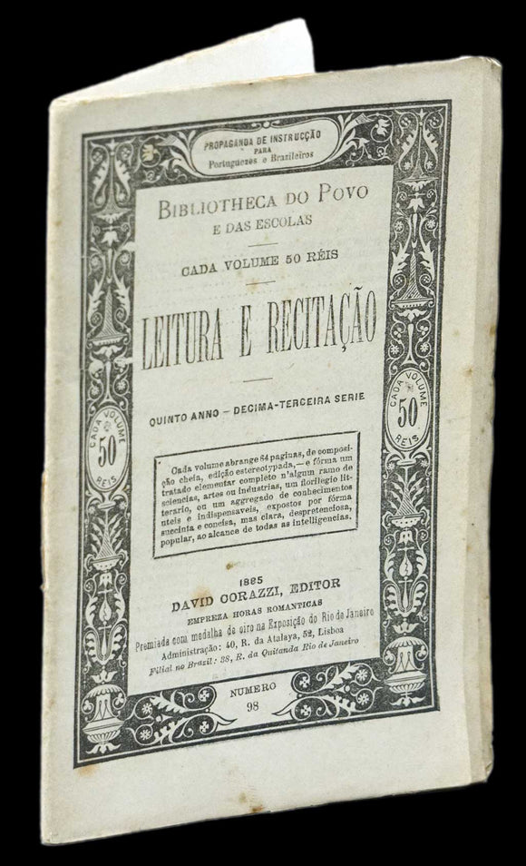 LEITURA E RECITAÇÃO - Loja da In-Libris