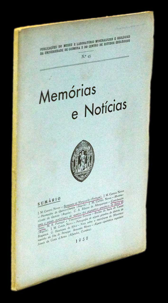 MEMÓRIAS E NOTÍCIAS (nº45) - Loja da In-Libris