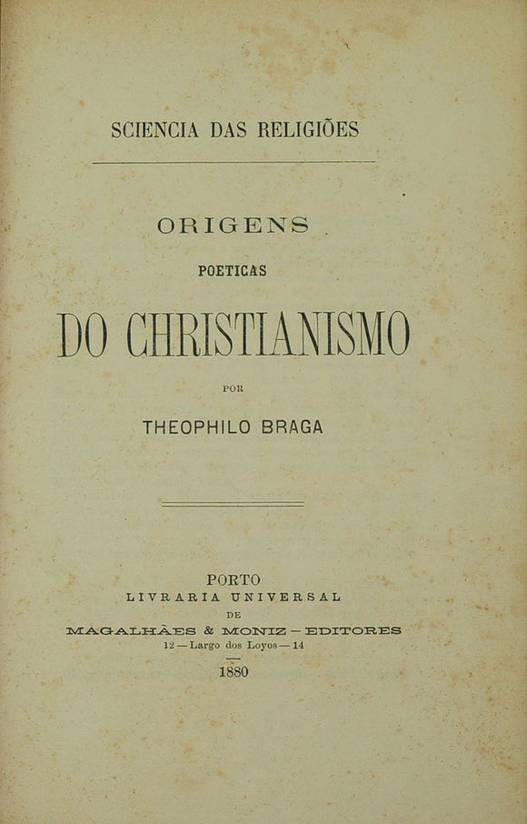 Origens poéticas do cristianismo (As)