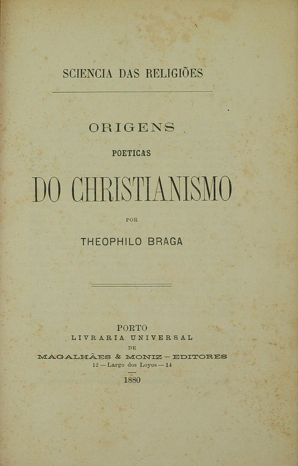 Origens poéticas do cristianismo (As) Livro Loja da In-Libris   