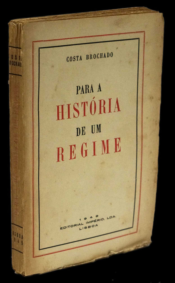 Para a história de um regime Livro Loja da In-Libris   