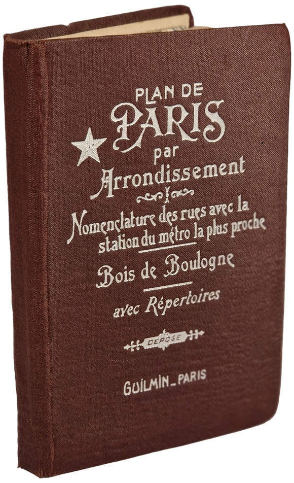 Plan de Paris par arrondissement. Nomenclature des rues