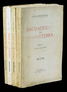SAUDADES DA TERRA — (Livro III — Ilha de Santa Maria e Livro IV — Ilha de São Miguel) - Loja da In-Libris