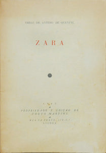 Zara — Antero de Quental