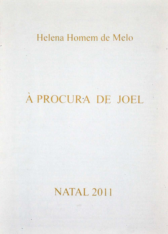 Livro - À PROCURA DE JOEL