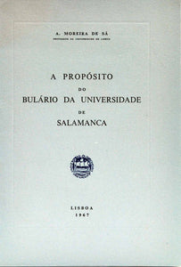 Livro - A PROPÓSITO DO BULÁRIO DA UNIVERSIDADE DE SALAMANCA