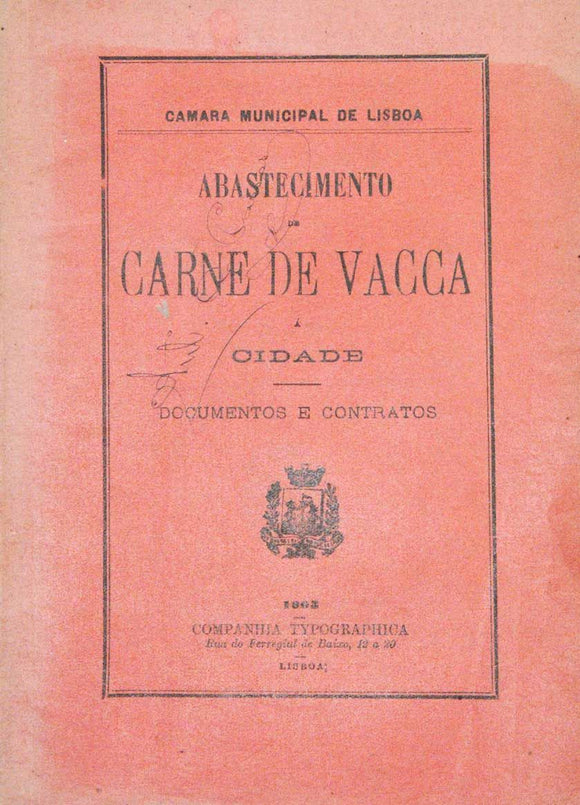 Livro - ABASTECIMENTO DE CARNE DE VACA À CIDADE