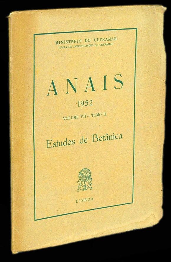 Livro - ANAIS 1952 (Vol. VII, Tomo II — ESTUDOS DE BOTÂNICA