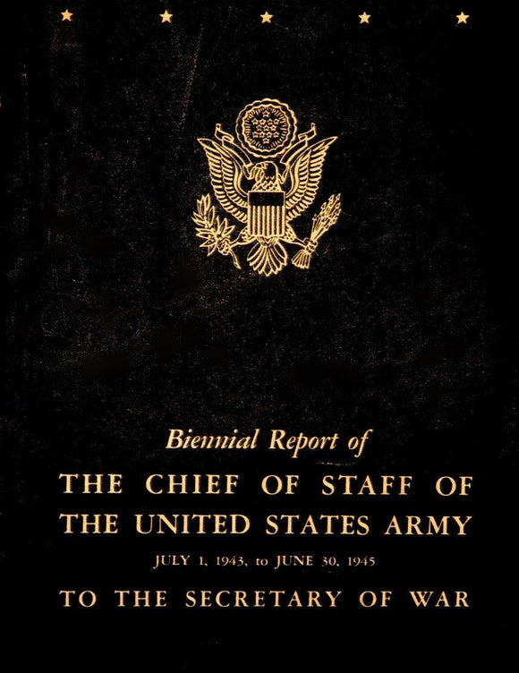 Livro - BIENNIAL REPORT OF THE CHIEF OF STAFF OF THE UNITED STATES ARMY