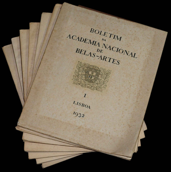 Livro - BOLETIM DA ACADEMIA NACIONAL DE BELAS-ARTES (Sete Números)