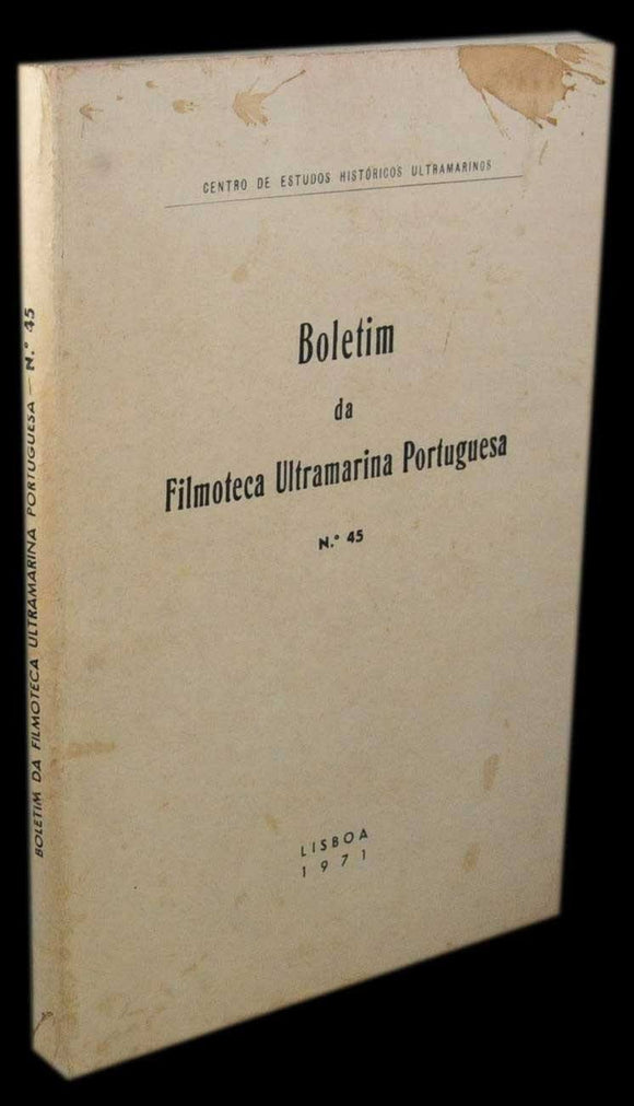 Livro - BOLETIM DA FILMOTECA ULTRAMARINA PORTUGUESA