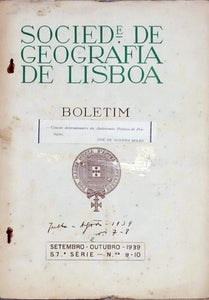 Livro - BOLETIM DA SOCIEDADE DE GEOGRAFIA DE LISBOA (Série 57ª - Nº9-10)