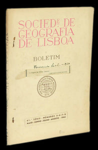 Livro - BOLETIM DA SOCIEDADE DE GEOGRAFIA DE LISBOA (Série 61ª - Nº5-6-7-8)