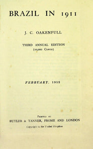 Livro - BRAZIL IN 1911