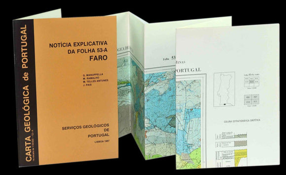 Livro - CARTA GEOLÓGICA DE PORTUGAL (FARO)