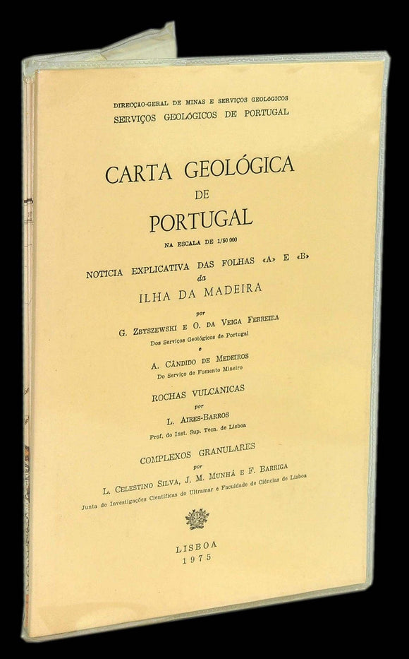 Livro - CARTA GEOLÓGICA DE PORTUGAL (ILHA DA MADEIRA)