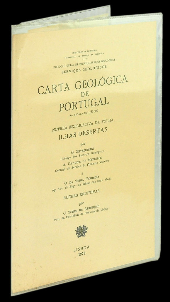 Livro - CARTA GEOLÓGICA DE PORTUGAL (ILHAS DESERTAS)