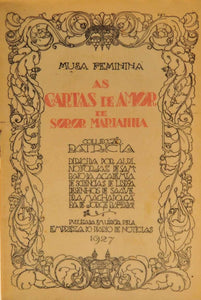 Livro - CARTAS DE AMOR DE SOROR MARIANA (AS)