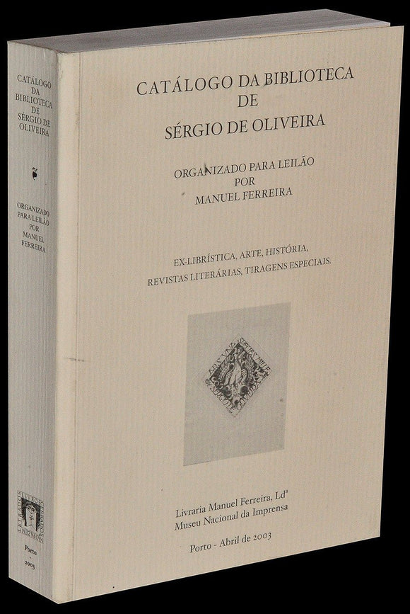 Livro - CATÁLOGO DA BIBLIOTECA DE SÉRGIO DE OLIVEIRA