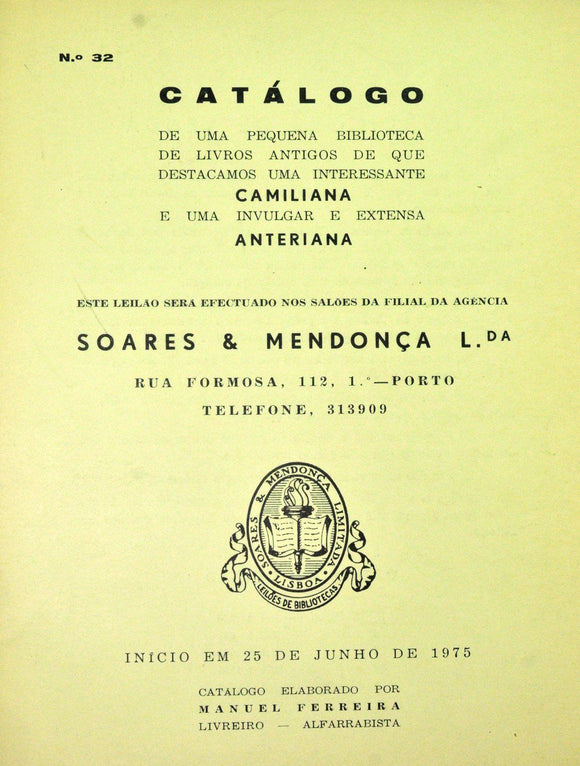 Livro - CATÁLOGO DE UMA PEQUENA BIBLIOTECA
