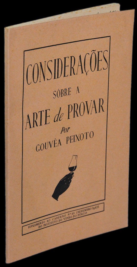 CONSIDERAÇOES SOBRE A ARTE DE PROVAR Livro ********************   