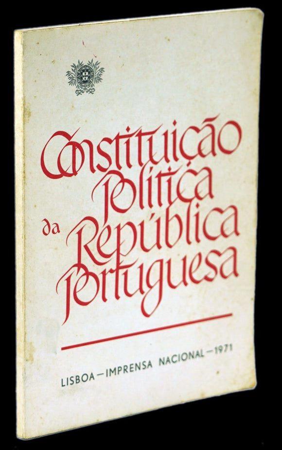 Livro - CONSTITUIÇÃO POLÍTICA DA REPÚBLICA PORTUGUESA