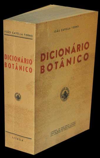 Livro - DICIONÁRIO BOTÂNICO