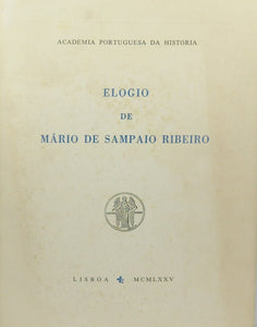 ELOGIO DE MÁRIO DE SAMPAIO RIBEIRO Livro Loja da In-Libris   