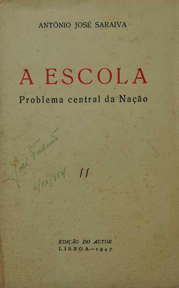 Livro - ESCOLA (A)