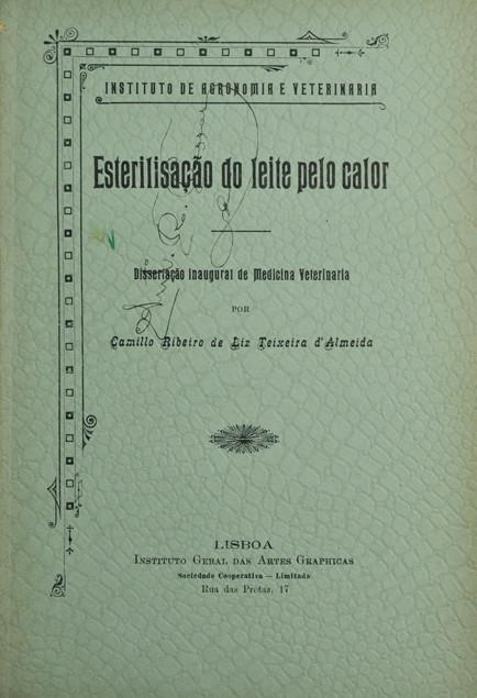 Livro - ESTERILIZAÇÃO DO LEITE PELO CALOR