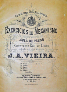 Exercícios de mecanismo para uso da aula de piano Livro Loja da In-Libris   