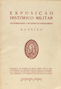 Livro - EXPOSIÇÃO HISTÓRICO-MILITAR EM HOMENAGEM A MOUZINHO DE ALBUQUERQUE — ROTEIRO