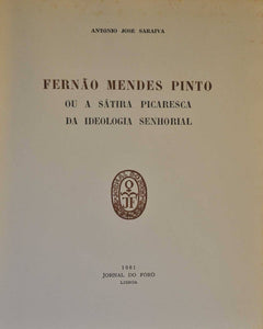 FERNÃO MENDES PINTO OU A SÁTIRA PICARESCA DA IDEOLOGIA SENHORIAL Livro Loja da In-Libris   