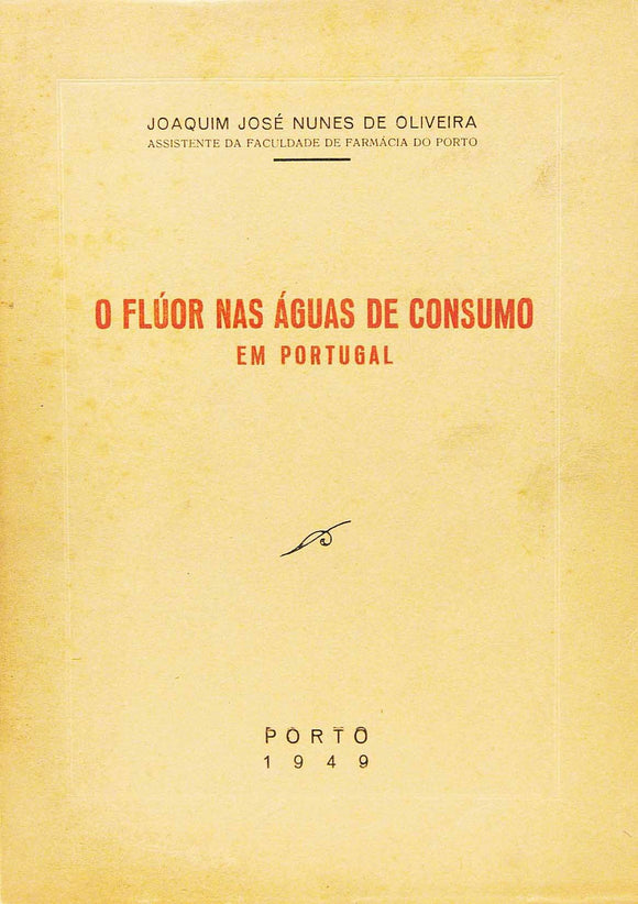 Livro - FLÚOR NAS ÁGUAS DE CONSUMO EM PORTUGAL (O)