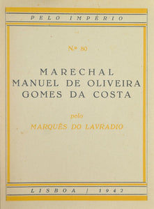 Livro - MARECHAL MANUEL DE OLIVEIRA GOMES DA COSTA