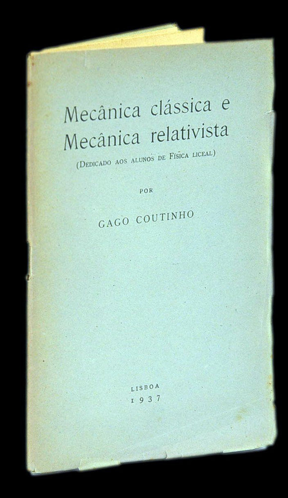 Livro - MECÂNICA CLÁSSICA E MECÂNICA RELATIVISTA