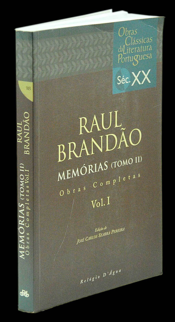 Livro - MEMÓRIAS (Raul Brandão) (Tomo II)