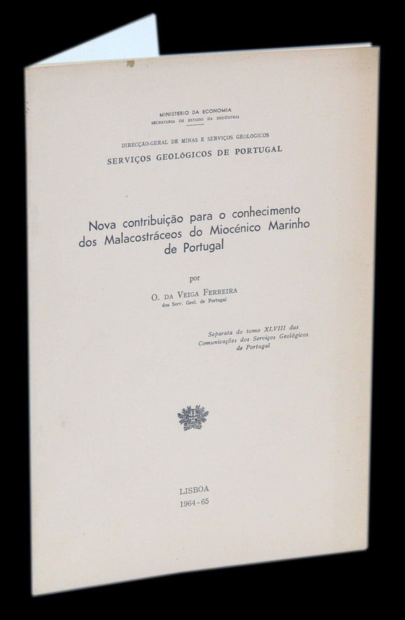 Livro - NOVA CONTRIBUIÇÃO PARA O CONHECIMENTO DOS MALACOSTRÁCEOS DO MIOCÉNIO MARINHO DE PORTUGAL