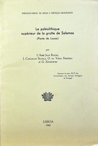 Livro - PALÉOLITHIQUE SUPÉRIEUR DE LA GROTTE DE SALEMAS (PONTE DE LOUSA)