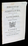Livro - PERGUNTAS DE AGRICULTURA DIRIGIDAS AOS LAVRADORES DE PORTUGAL