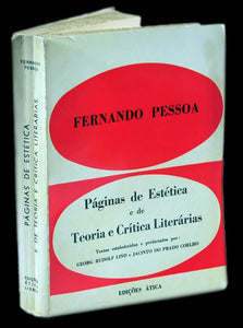 PÁGINAS DE ESTÉTICA E DE TEORIA E CRÍTICA LITERÁRIAS Livro ********************   