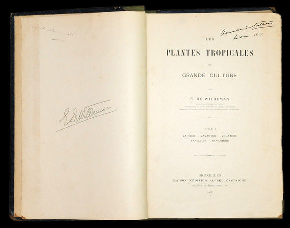 Livro - PLANTES TROPICALES DE GRANDE CULTURE (LES) (Tomo I)