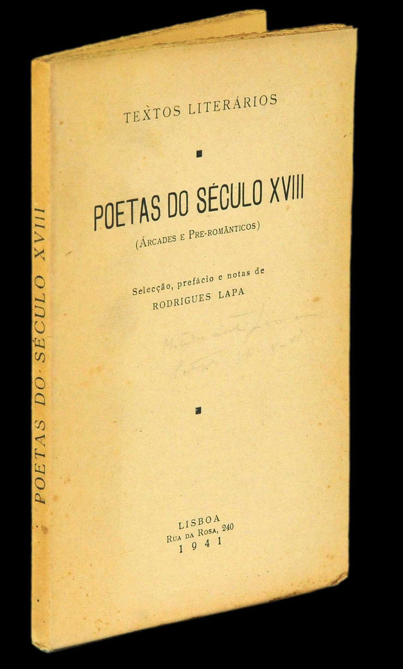 Poetas do século XVIII Livro Loja da In-Libris   